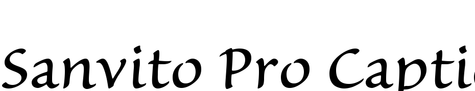 Sanvito Pro Caption Font Download Free