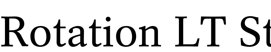 Rotation LT Std Roman Font Download Free