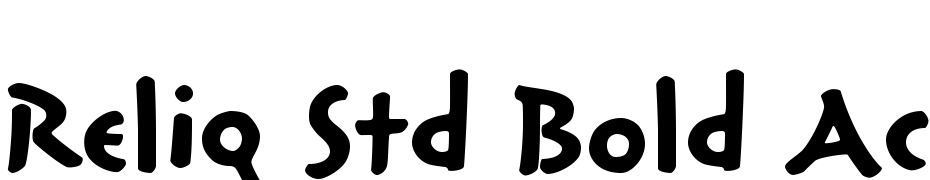 Reliq Std Bold Active Font Download Free