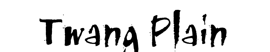 Twang Plain Font Download Free
