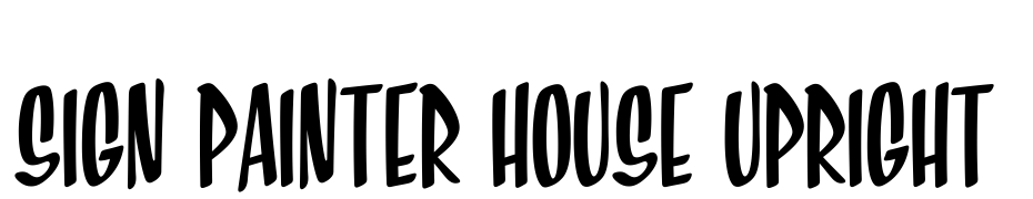 Sign Painter House Upright Polices Telecharger