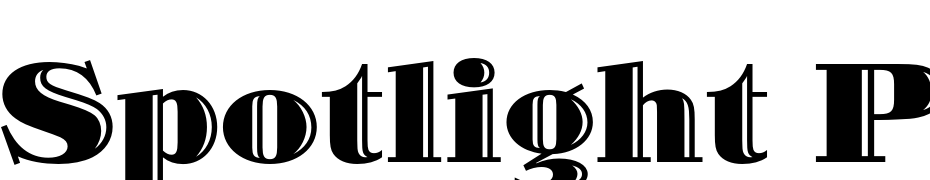 Spotlight Plain Font Download Free