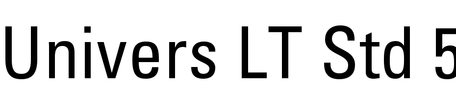 Univers LT Std 57 Condensed Font Download Free