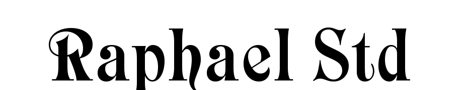 Raphael Std Font Download Free