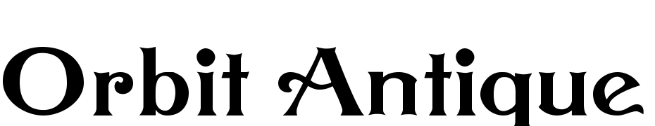 Orbit Antique Regular Fuente Descargar Gratis