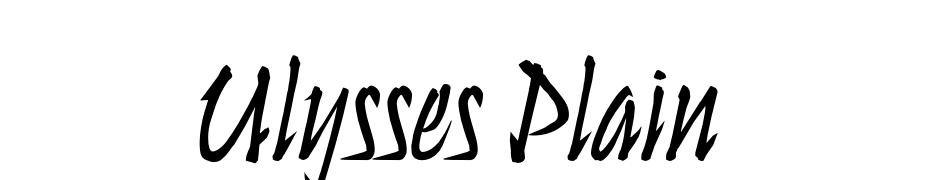 Ulysses Plain Font Download Free