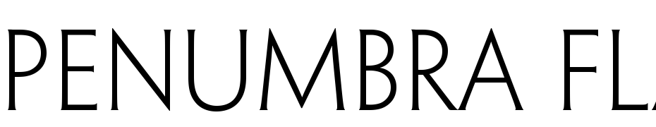 Penumbra Flare Std Light Font Download Free
