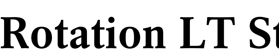 Rotation LT Std Bold Fuente Descargar Gratis