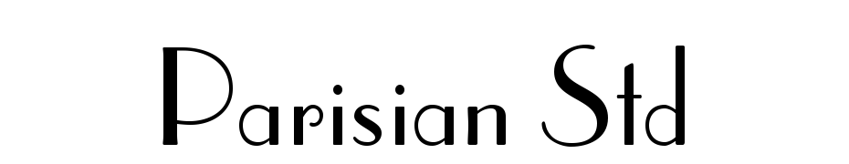 Parisian Std Medium Font Download Free