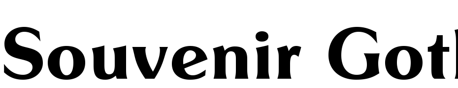 Souvenir Gothic CG Demi Font Download Free