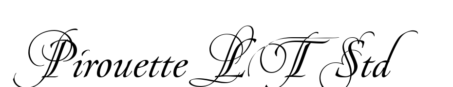 Pirouette LT Std Font Download Free
