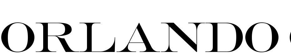Orlando Caps CG Font Download Free