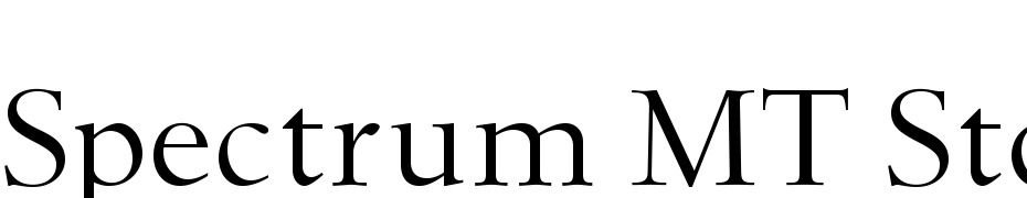 Spectrum MT Std Font Download Free
