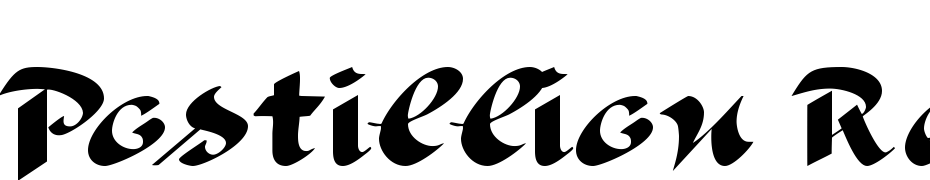 Postillion Regular Font Download Free