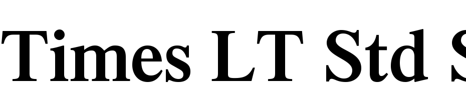 Times LT Std Semibold Font Download Free