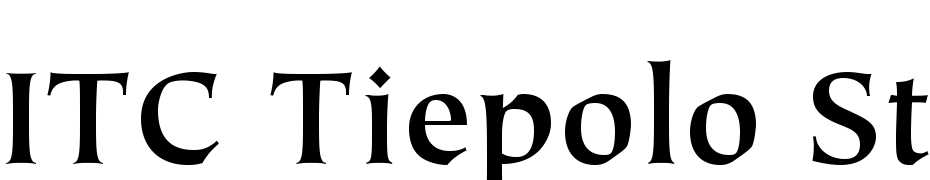 ITC Tiepolo Std Bold Font Download Free