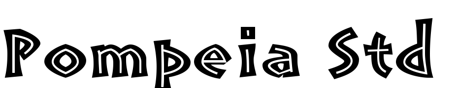 Pompeia Std Inline Font Download Free