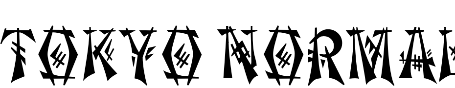 Tokyo Normal cкачати шрифт безкоштовно