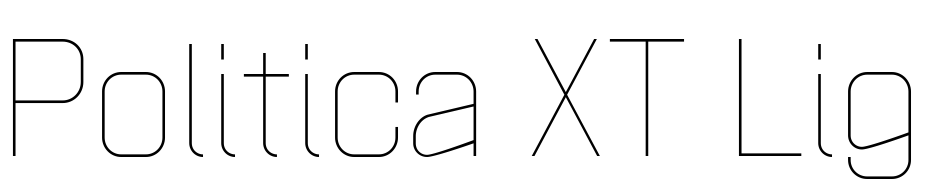 Politica XT Light Font Download Free