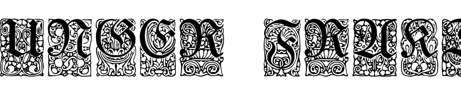 Unger Fraktur Zierbuchstaben Font Download Free
