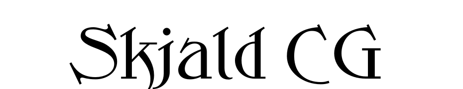 Skjald CG Font Download Free