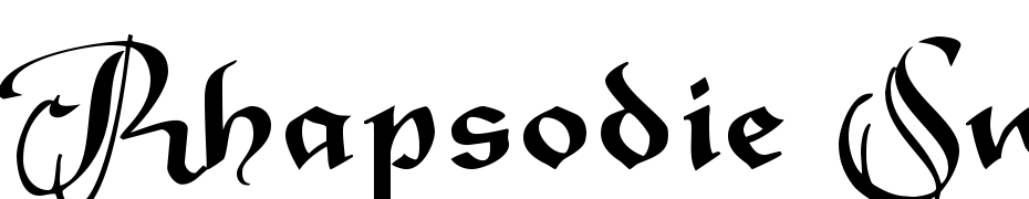 Rhapsodie Swash Caps Normal Font Download Free