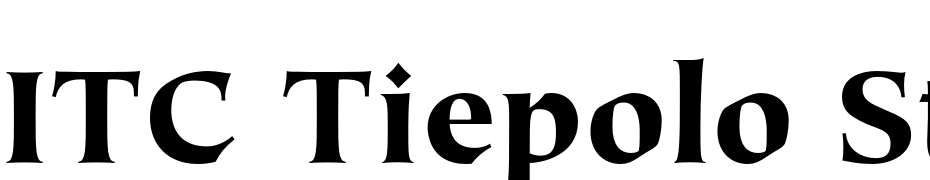 ITC Tiepolo Std Black Font Download Free