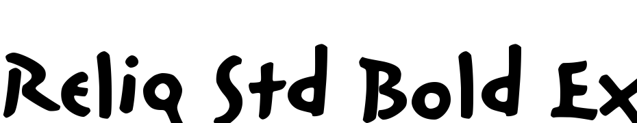 Reliq Std Bold Extra Active Font Download Free
