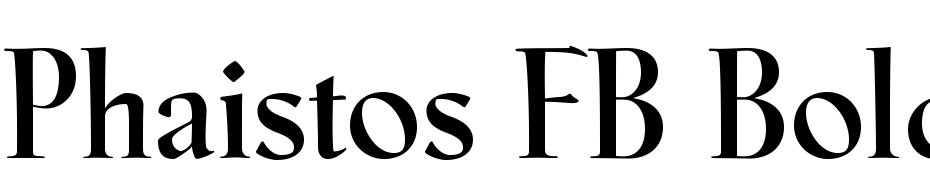 Phaistos FB Bold Font Download Free