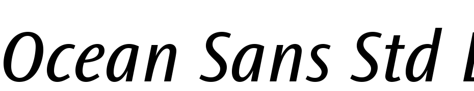 Ocean Sans Std Book Italic Font Download Free