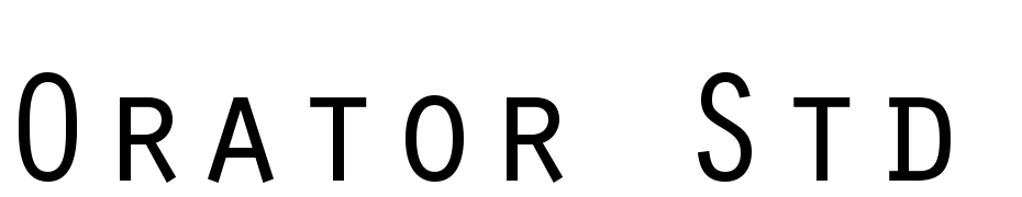 Orator Std Medium Font Download Free