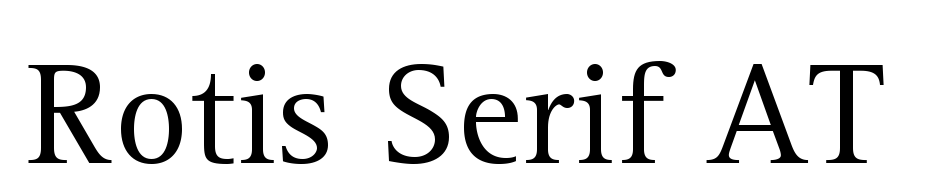 Rotis Serif AT Font Download Free
