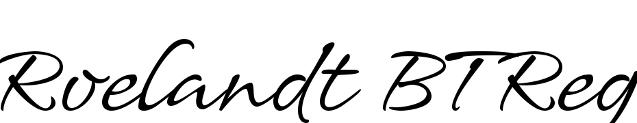 Roelandt BT Font Download Free