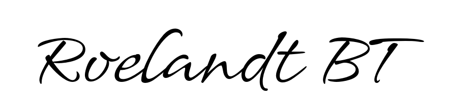 Roelandt BT cкачати шрифт безкоштовно