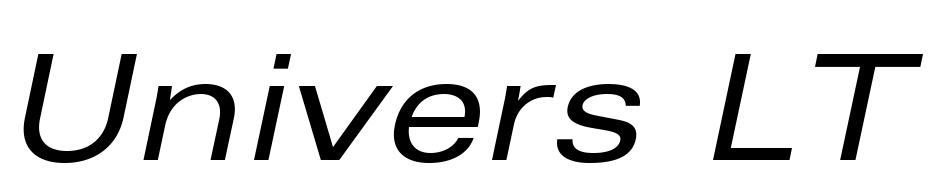 Univers LT Std 53 Extended Oblique Fuente Descargar Gratis