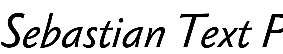 Sebastian Text Pro Italic Font Download Free
