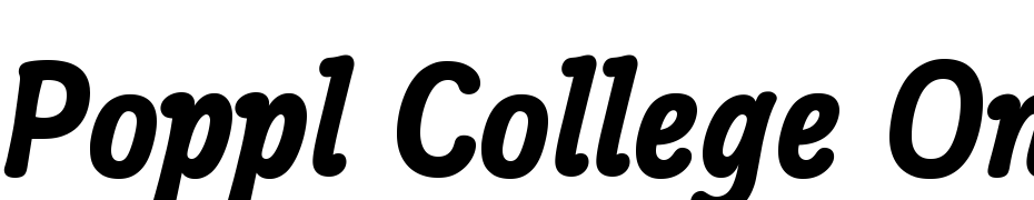 Poppl College R Schrift Herunterladen Kostenlos