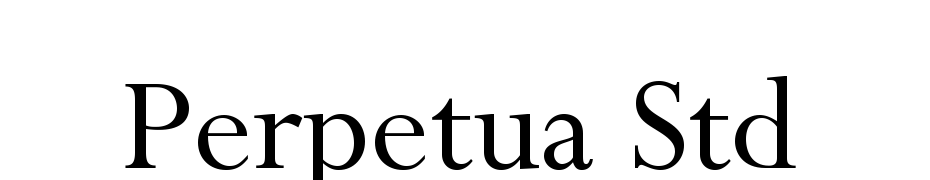 Perpetua Std Font Download Free