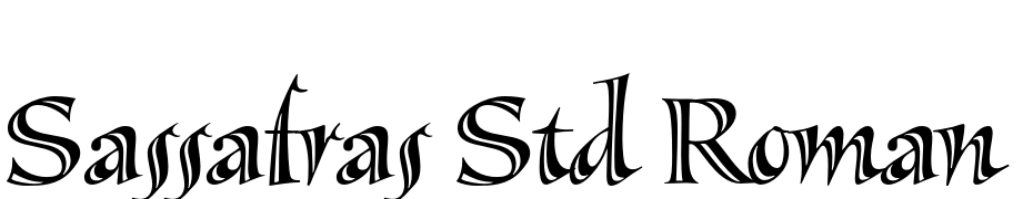 Sassafras Std Roman Font Download Free