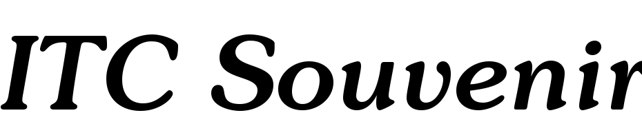 ITC Souvenir Std Medium Italic Font Download Free