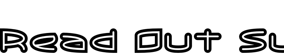 Read Out Super Font Download Free