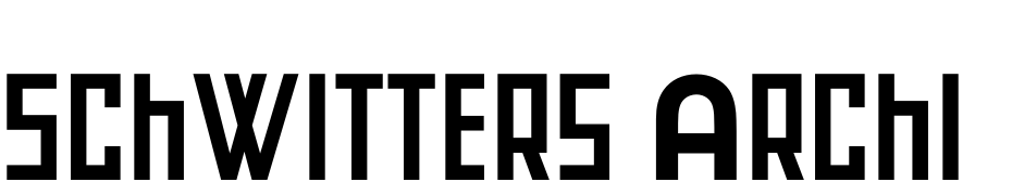 Schwitters Archi Type Font Download Free
