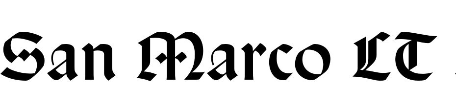 San Marco LT Std Roman Font Download Free