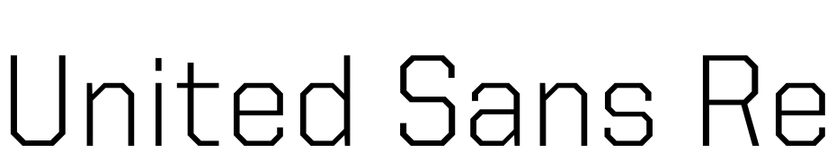 United Sans Reg Light Font Download Free