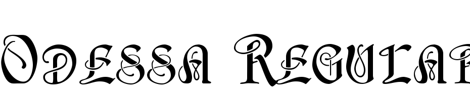 Odessa Regular Schrift Herunterladen Kostenlos