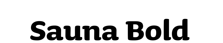 Sauna Bold cкачати шрифт безкоштовно