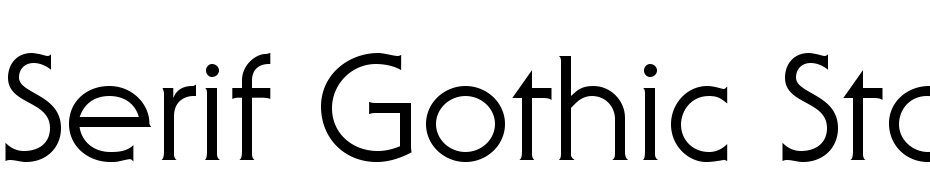 ITC Serif Gothic Std Font Download Free