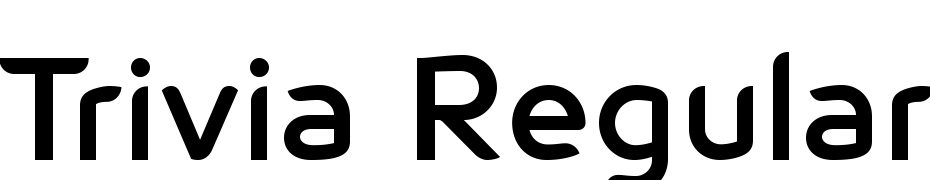 Trivia Regular Font Download Free
