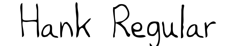 Hank Regular Font Download Free