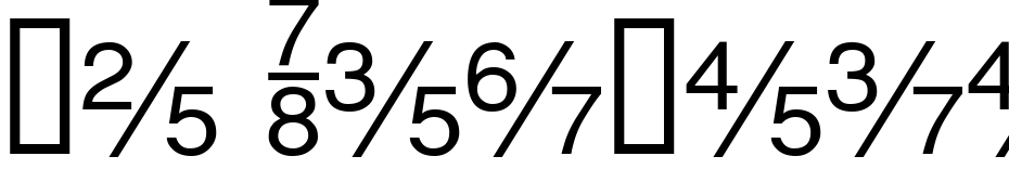 He Fractions Font Download Free